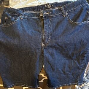 Riders by Lee Dark Blue Denim Shorts
